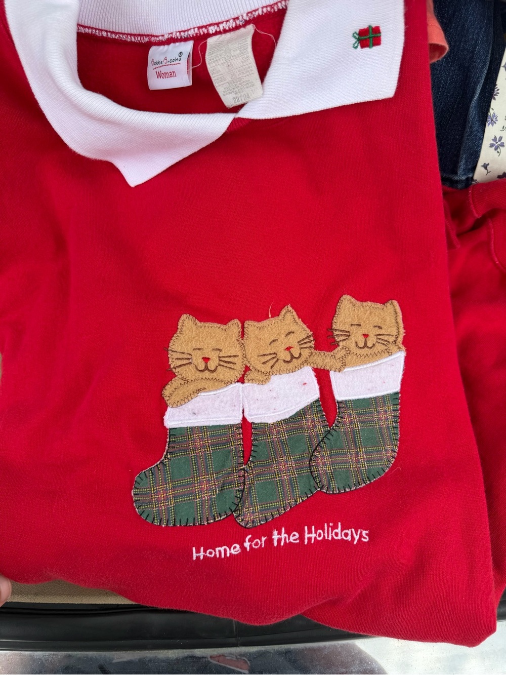 Home for the Holidays Women’s Holiday Shirt - Red